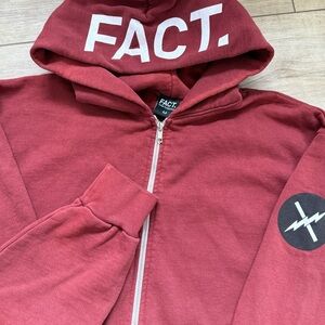 FACT. Made to Destroy Color Bars Streetwear Skater Hypebeast Zip Up Hoodie